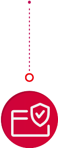logo payement sur fond rouge